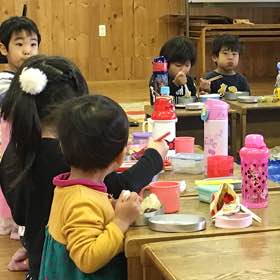 給食・お弁当の様子の様子