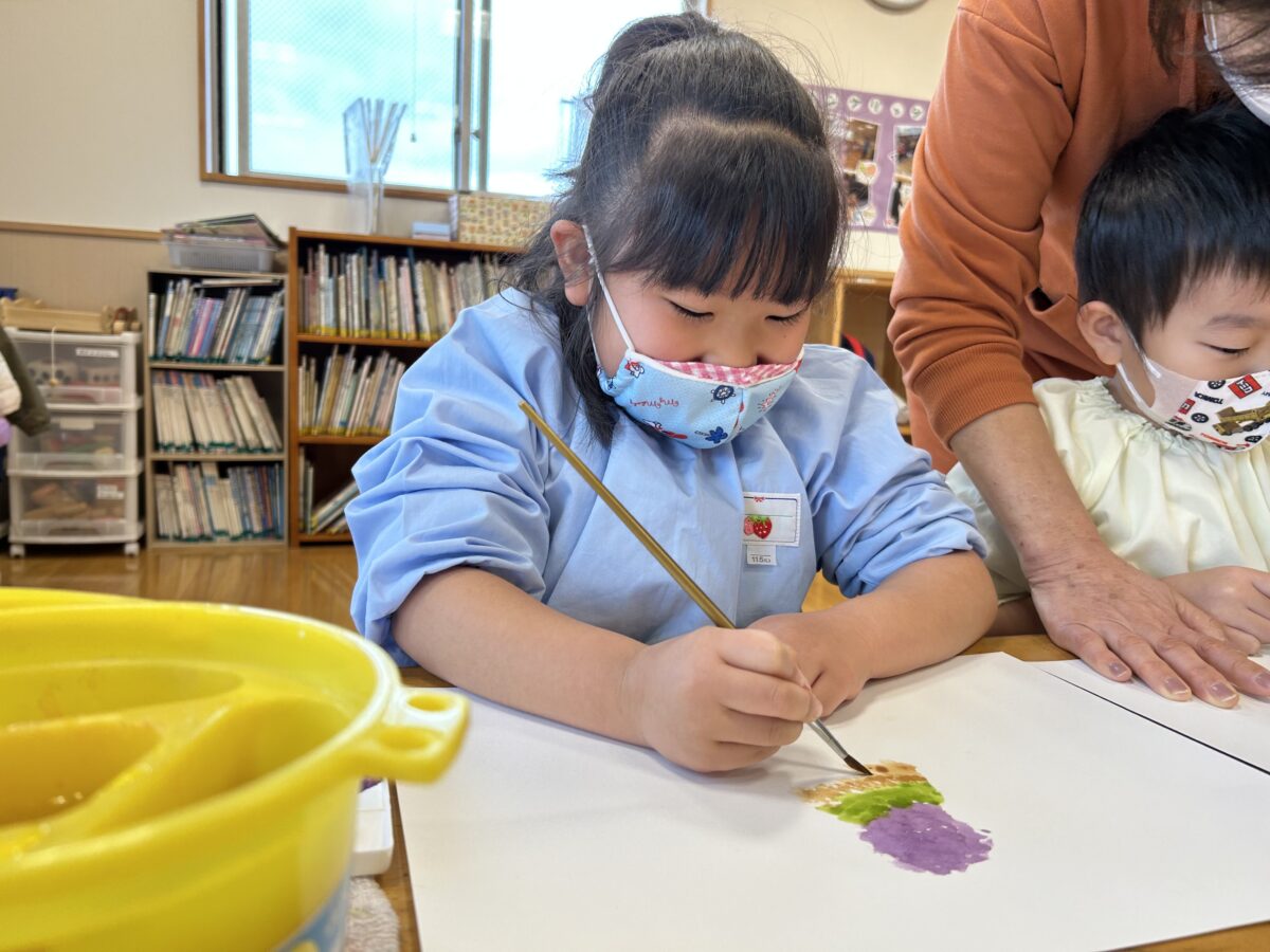 よーこママの絵画教室（毛糸の帽子）