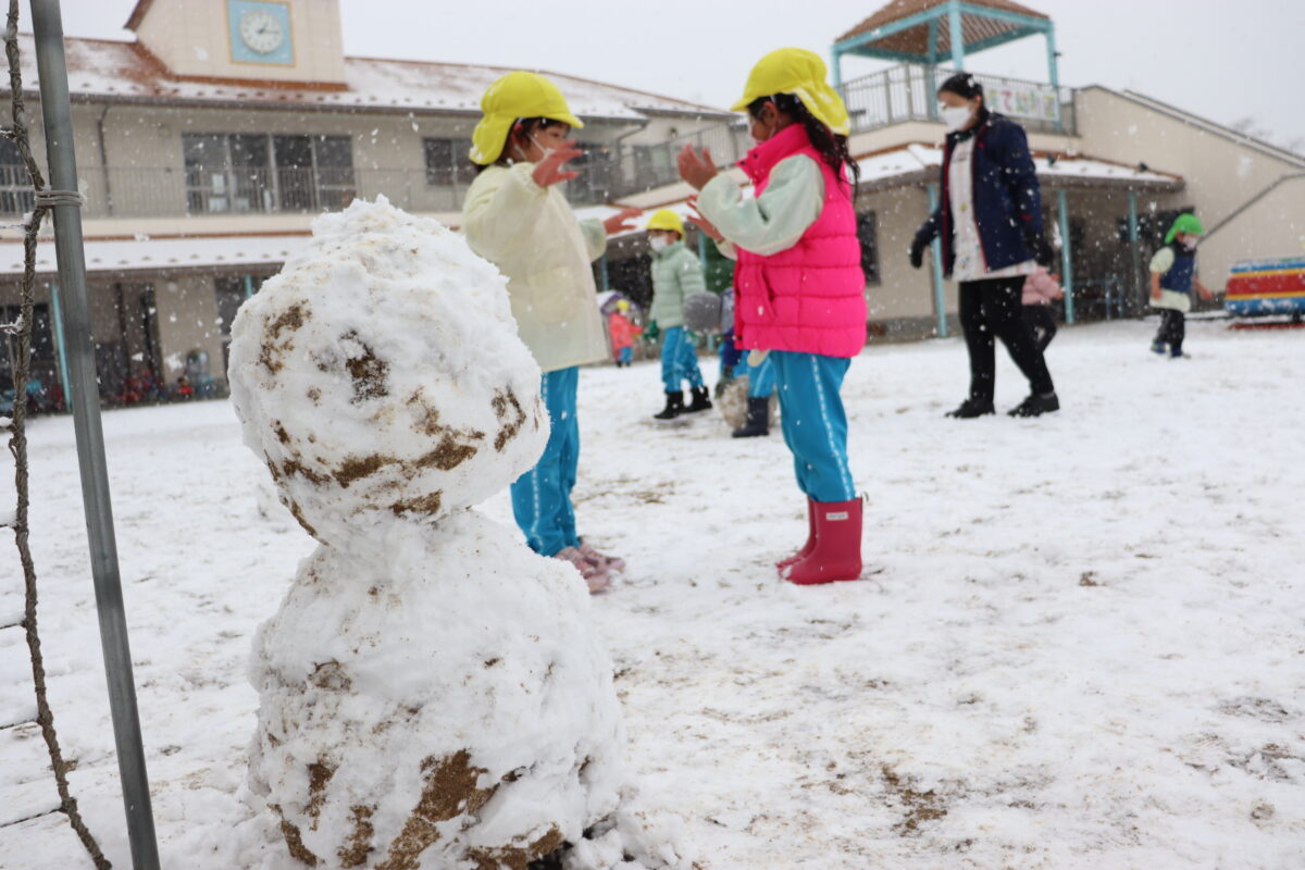 雪遊び⛄