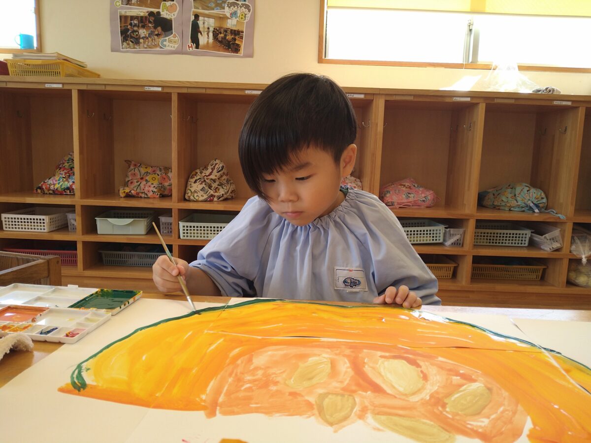 かぼちゃの絵🎃